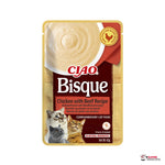 Ciao Bisque pollo con ternera 40 g