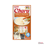 Churu pollo con ternera 4 x 14 g