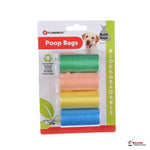 Bolsas biodegadables recoge excrementos 8 rollos x 15 bolsas