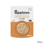 Applaws pollo con atún en caldo 70 g
