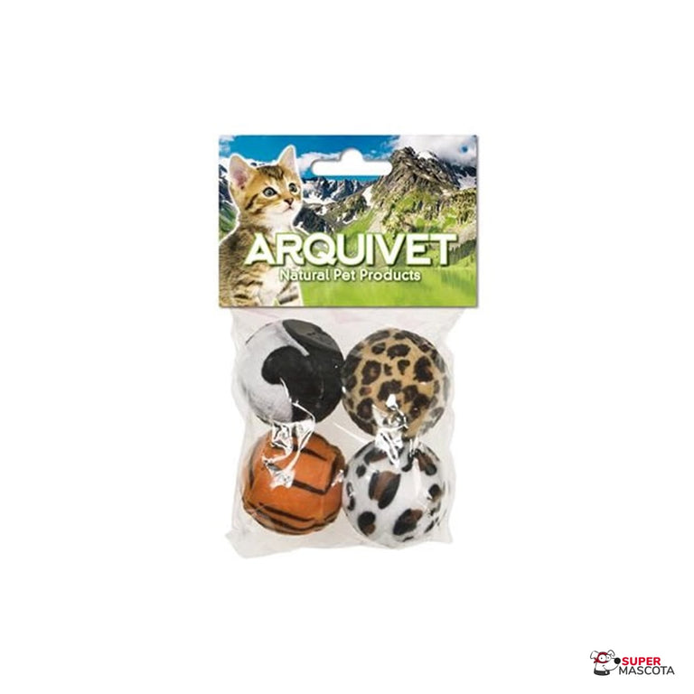4 pelotas para gatos