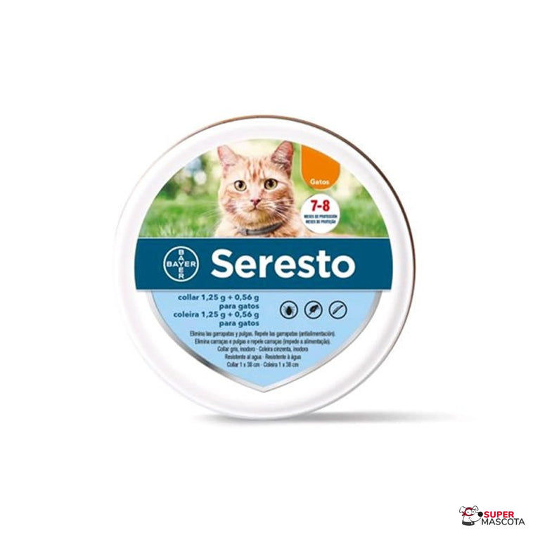 Collar antiparásitos Seresto gato