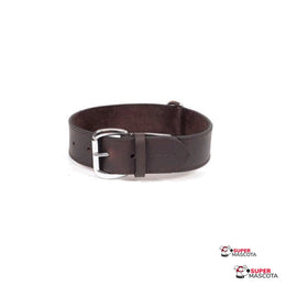 Collar de cuero marrón