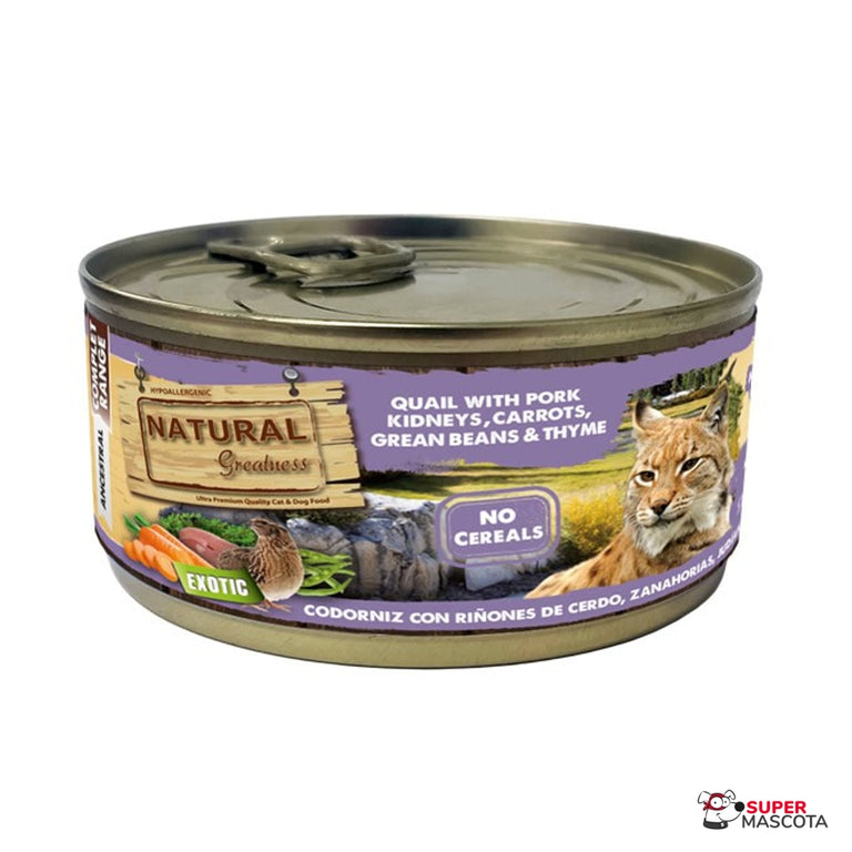 lata Natural Greatness codorniz con riñones 170 g
