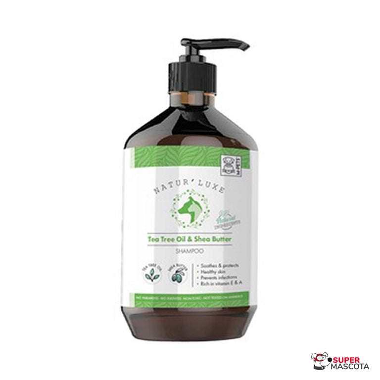 NaturLuxe  champú aceite árbol de té y manteca carité 500 ml