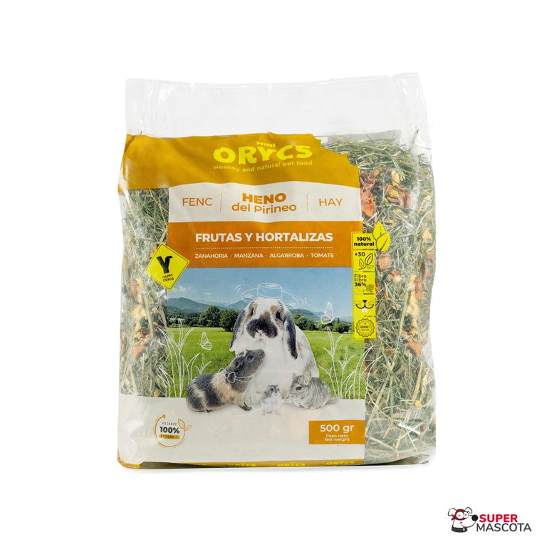 Mini Orycs Heno con frutas y hortalizas 500 g
