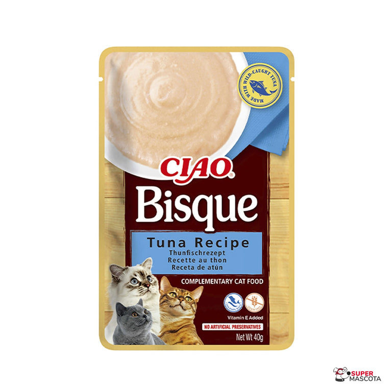 Ciao Bisque pollo con atún 40 g