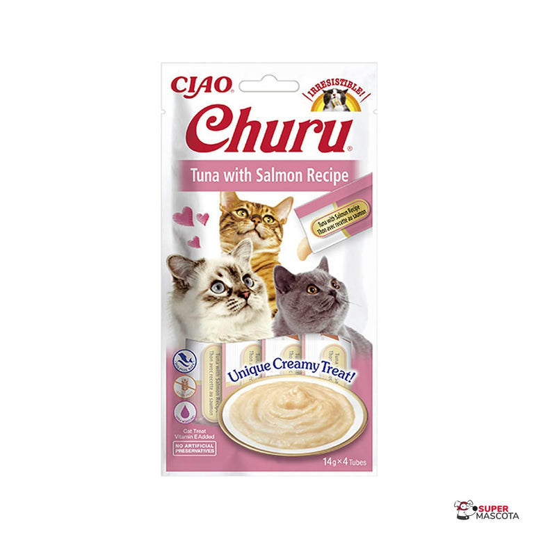 Churu atún con salmón 4 x 14 g