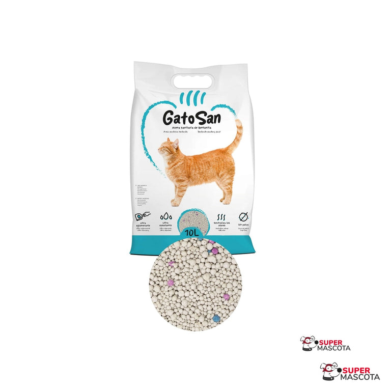 GatoSan Arena aglomerante aroma talco 10 L