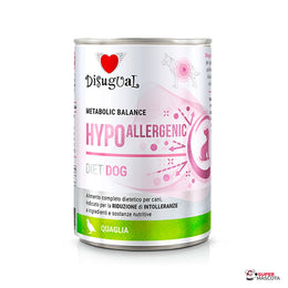 Disugual Hypoallergenic codorniz 6 x 400 g