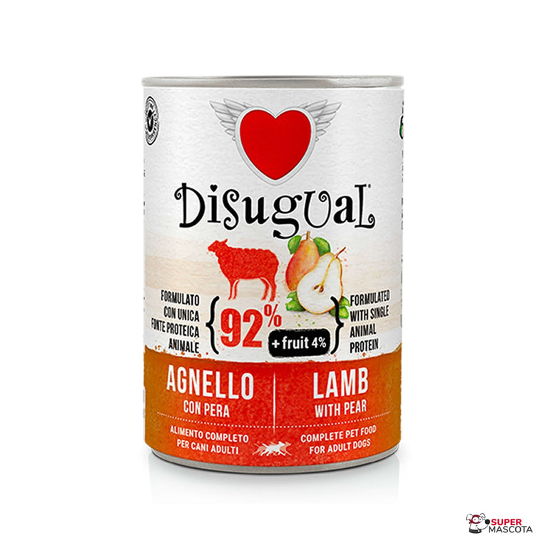 Disugual cordero con pera 6 x 400 g