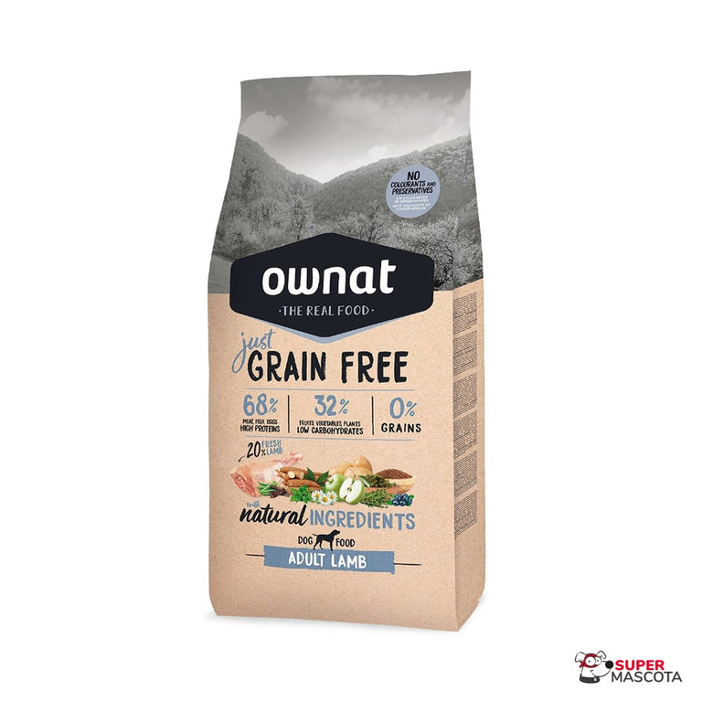 Ownat Just adulto cordero 14 kg