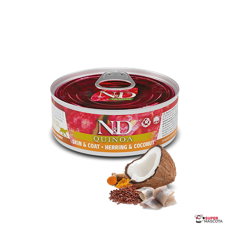 Farmina Quinoa Skin Coat arenque 80 g