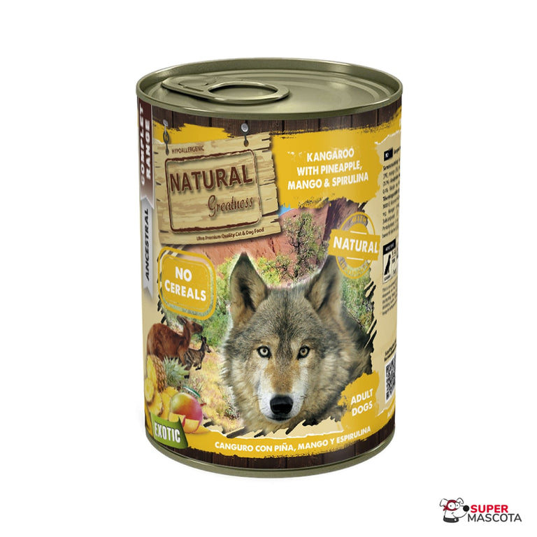Natural Greatness lata Canguro con Piña 400 g