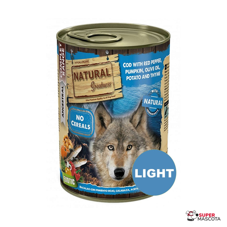 Natural Greatness Lata Bacalao con pimiento rojo 390 g