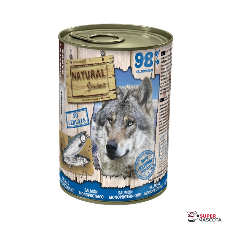 Natural Greatness lata Salmón Monoprotéico desde