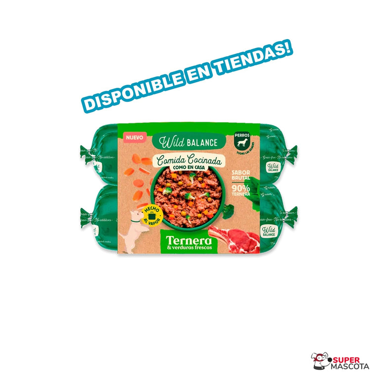 Wild Balance Comida cocinada ternera 4 x 325 g