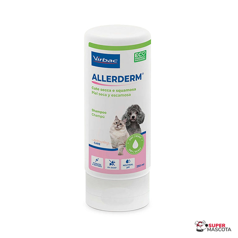 Virbac Allerderm champú piel seca y escamosa 250 ml