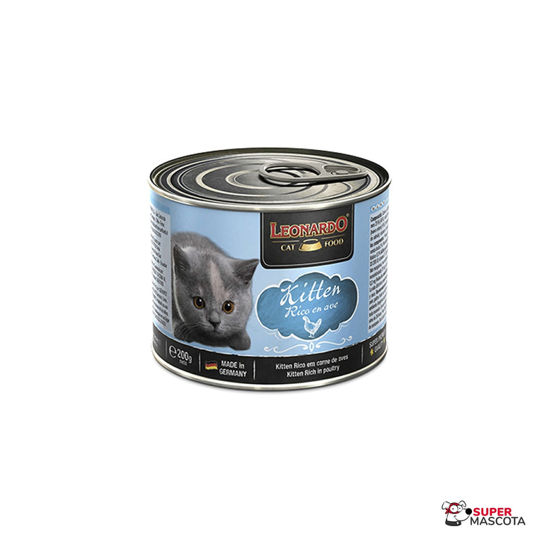 Leonardo Kitten rico en ave 200 g