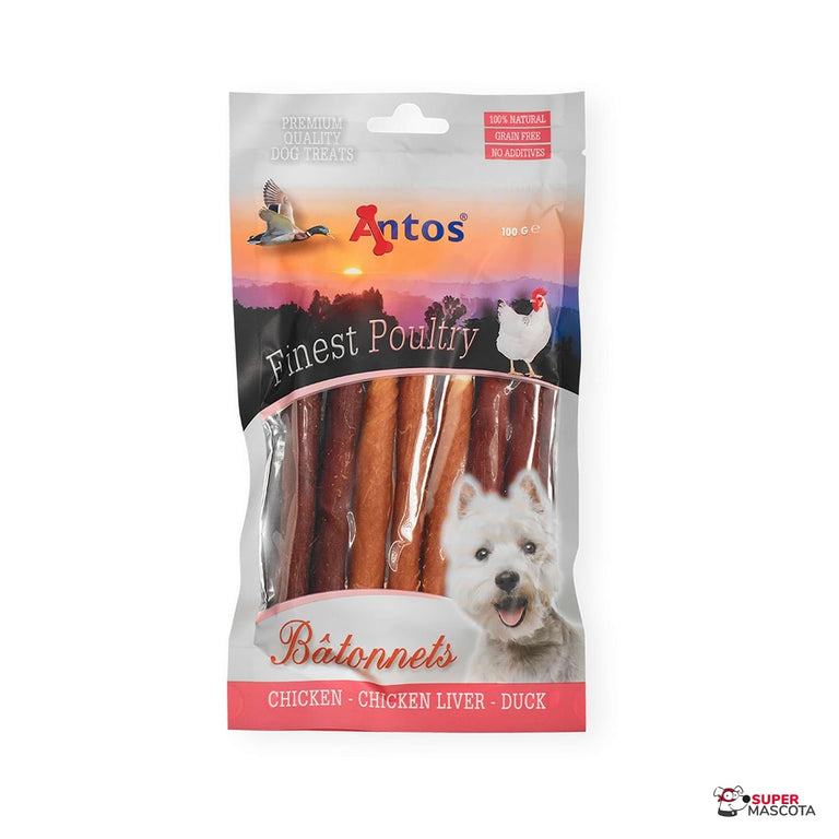 Antos bastoncitos de pollo y pato 100 g