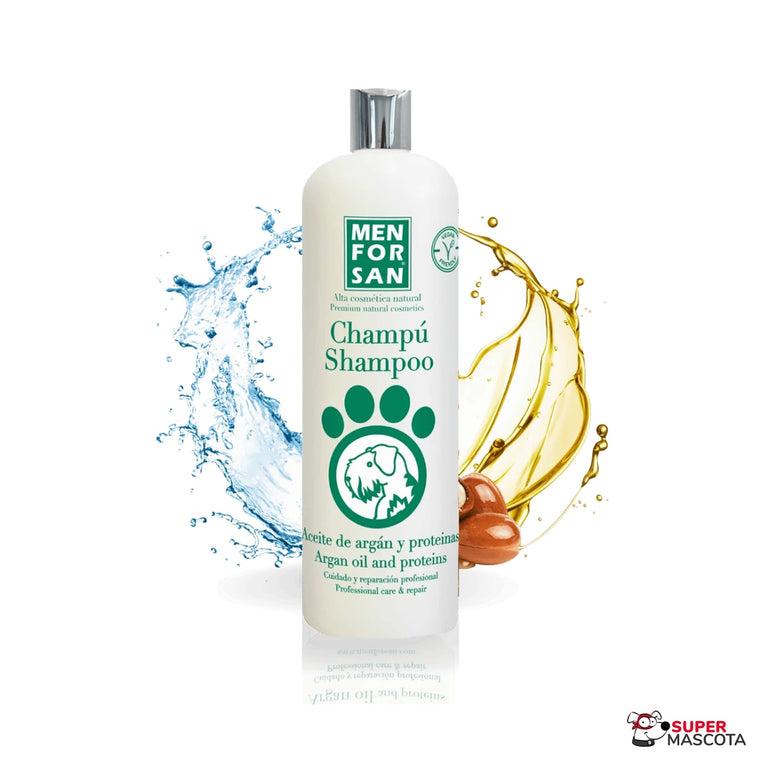 Menforsan champú proteína de seda y aceite de argán 300 ml