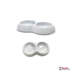 Comedero plastico Marble doble