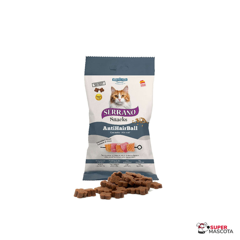 Serrano snack Hairball salmón 50 g