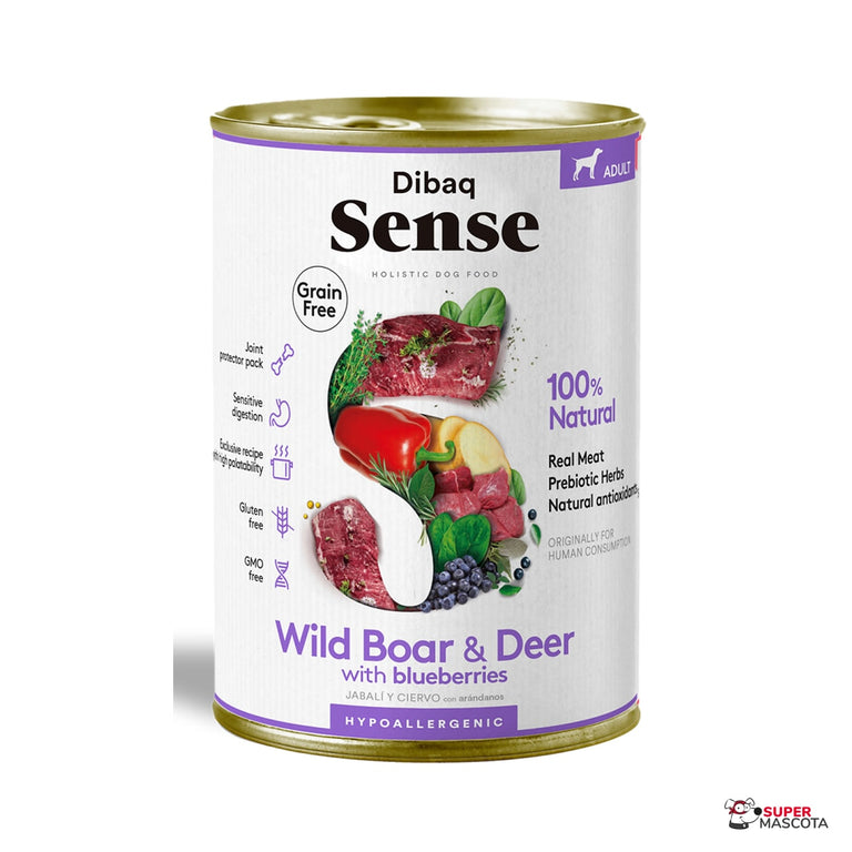 Dibaq Sense lata Ciervo y jabalí 380 g