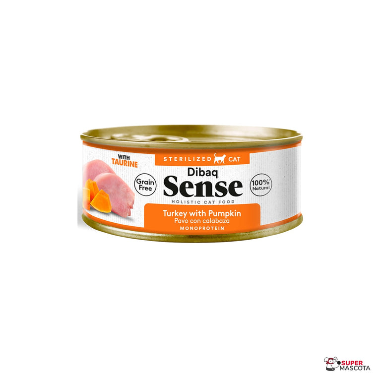 Dibaq Sense Sterilised pavo con calabaza 70 g