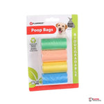 Bolsas biodegradables recoge excremento 4 rollos x 15 bolsas