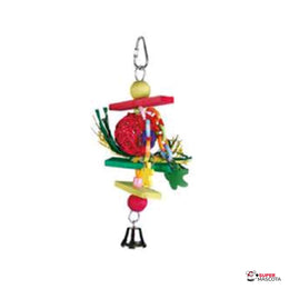 Juguete con maderas y bolas de colores 22 cm