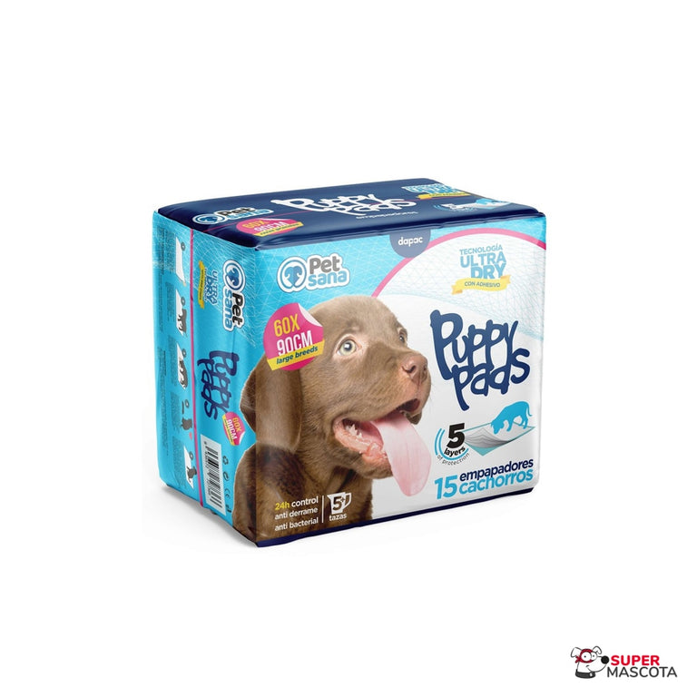 Empapaderas Puppy Pads 90x60 15 udes
