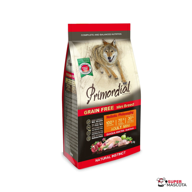 Primordial Mini Pato y codorniz 2 kg