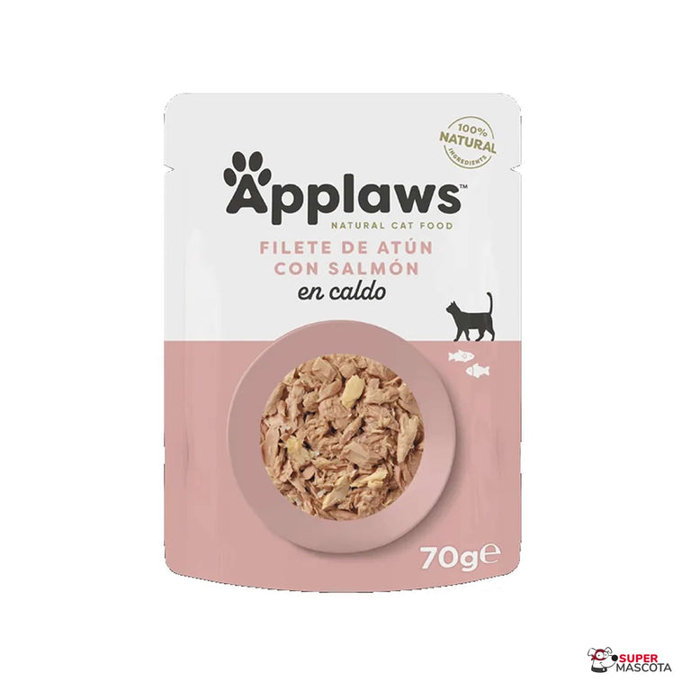 Applaws atún con salmón en caldo 70 g