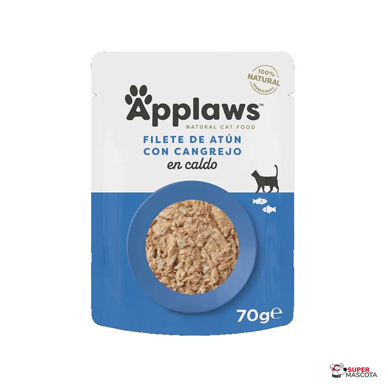 Applaws atún con cangrejo en caldo 70 g