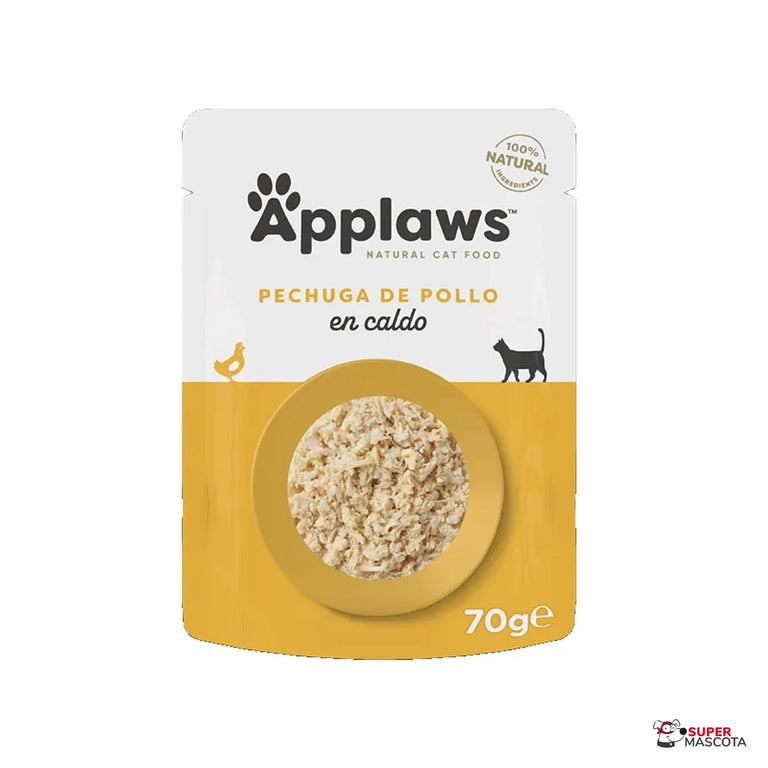 Applaws pechuga de pollo en caldo 70 g