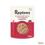 Applaws pollo con ternera en gelatina 70 g