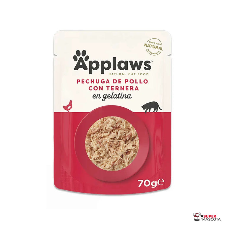 Applaws pollo con ternera en gelatina 70 g