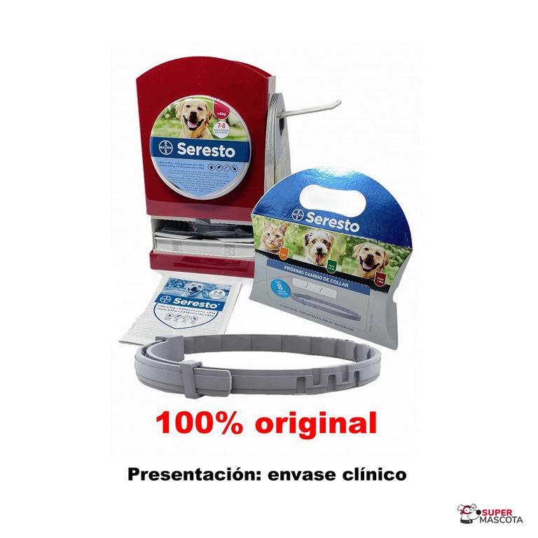 Seresto +8 kg  Collar antiparásitos 70 cm