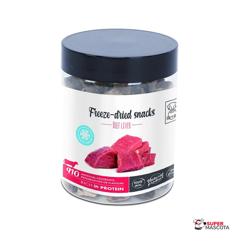 Snack liofilizados de hígado de buey 50 g