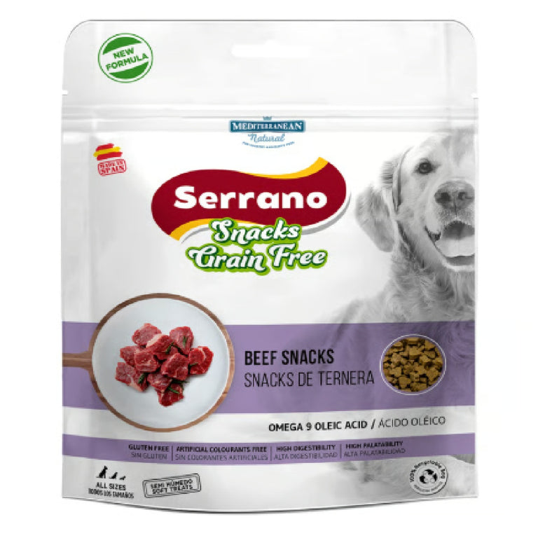 Serranos Grain Free snacks ternera 150 g para Perros