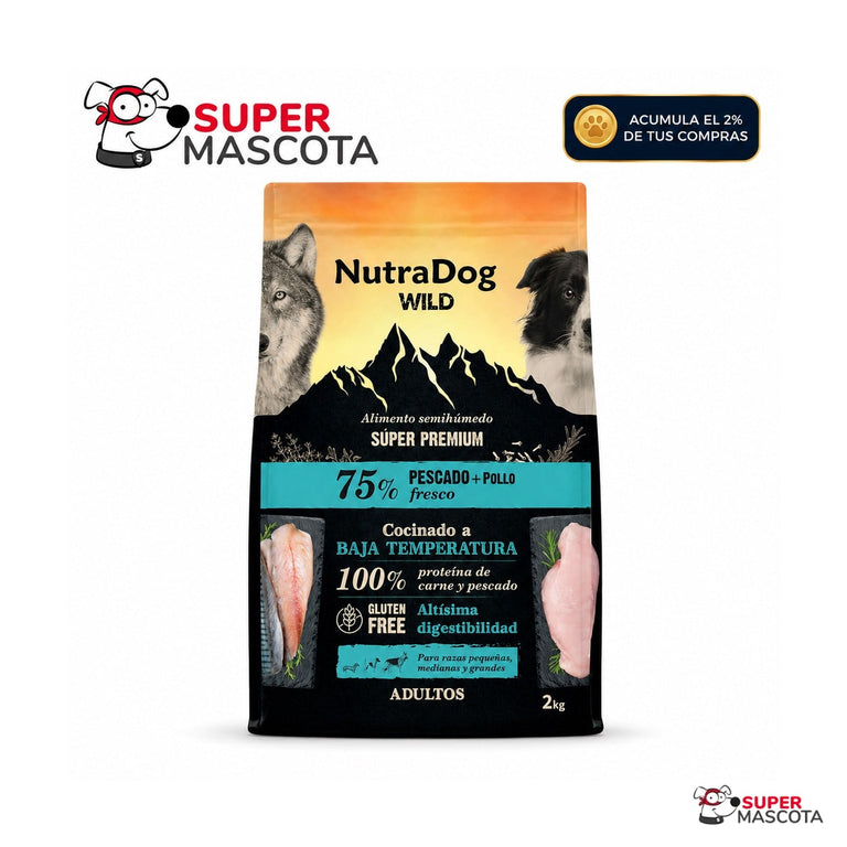 Nutradog Wild 75% pescado y pollo