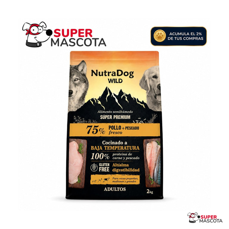 Nutradog Wild 75% pollo y pescado