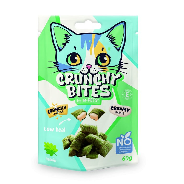 Mpets Crunchy Bites Catnip 60 g para Gatos