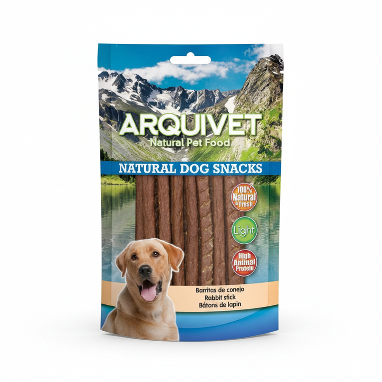 Envase de Arquivet Barritas de Conejo para perros
