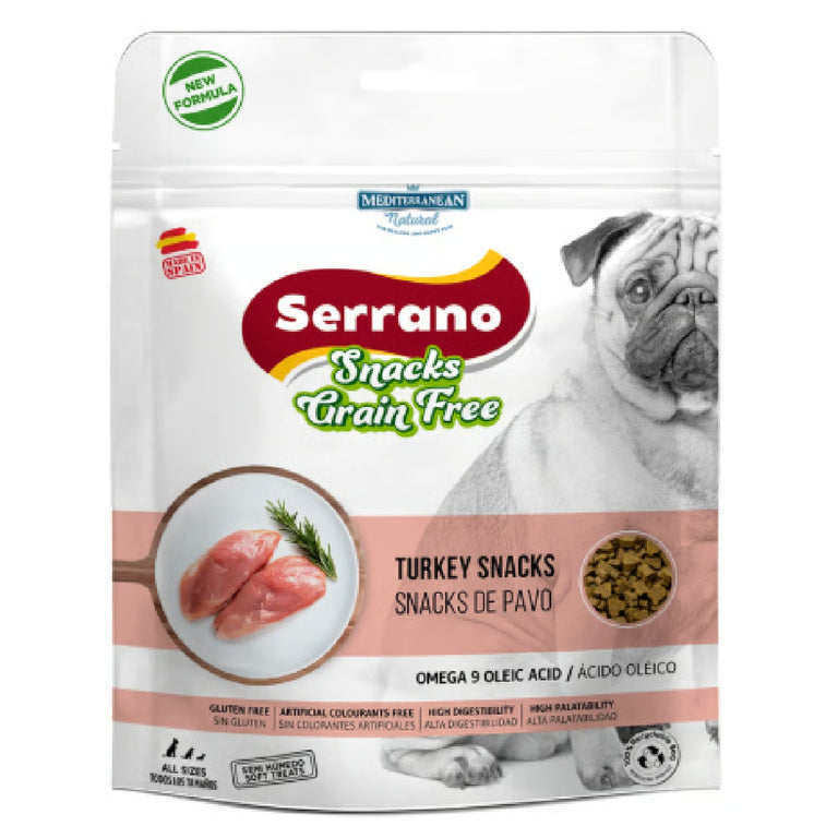 Serranos Grain Free snacks pavo 150 g para Perros