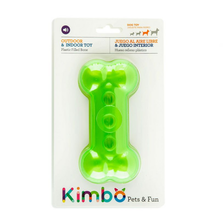 Hueso de Goma Flexible con Sonido 