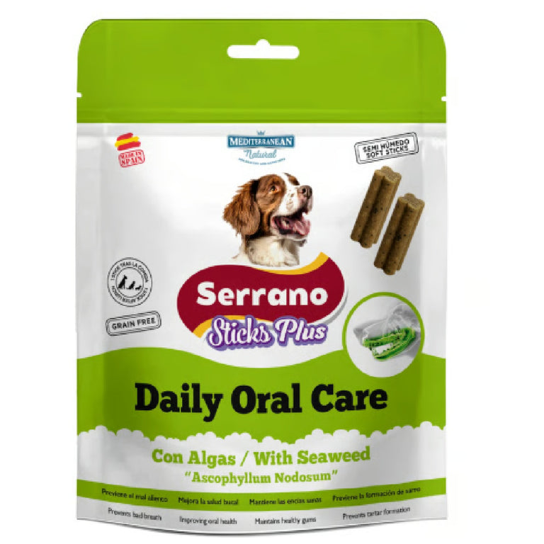 Serrano Sticks Plus Barritas para el Cuidado Bucal 110 g
