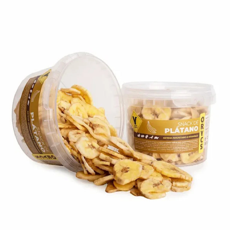 Orycs snack de plátano 150 g para roedores