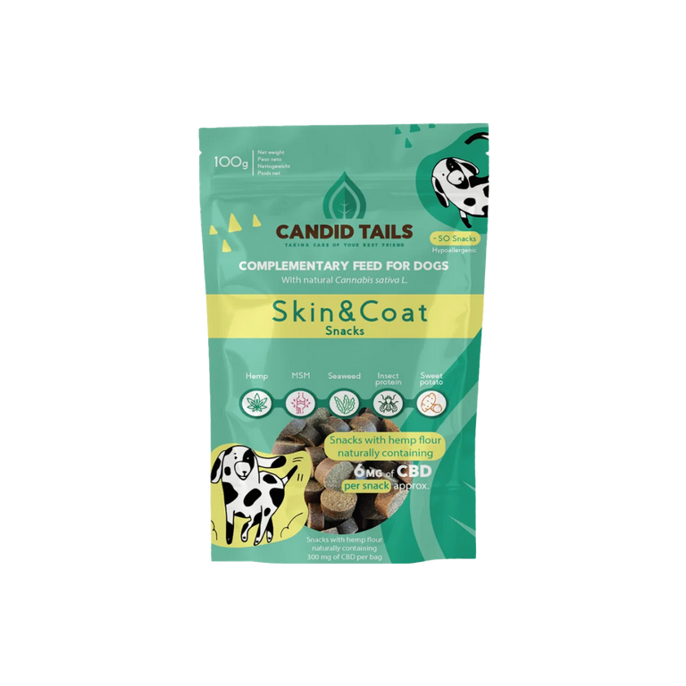 Snacks Calm+ con CBD natural perros